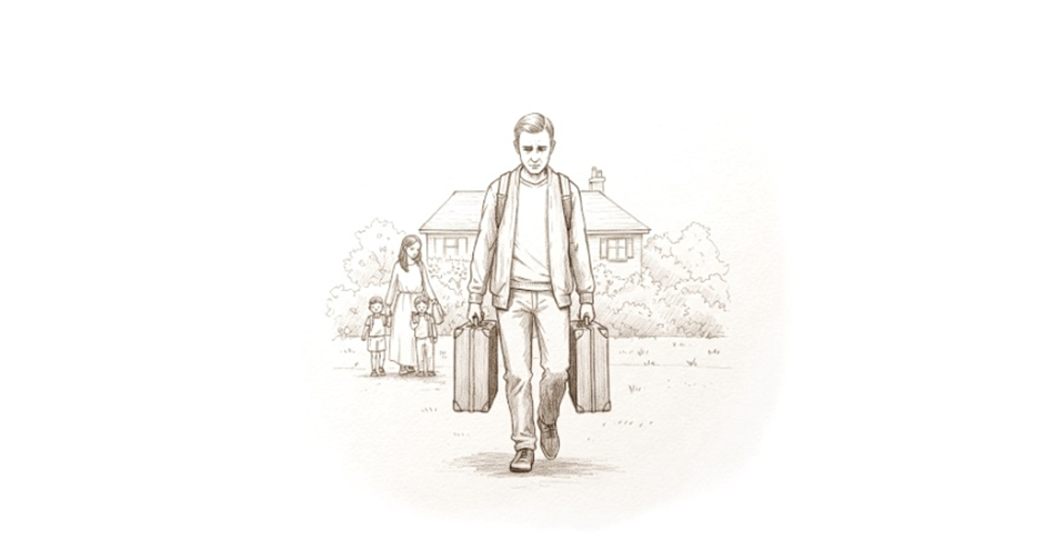 El estigma de dejar a los hijos